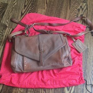 Tory Burch taupe satchel